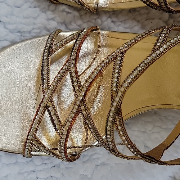 Stuart Weitzman Icelady heeled sandals size 6.5M - Picture 5 of 6